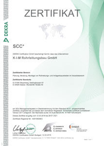 SCC Zertifikat bis 28.01.2021